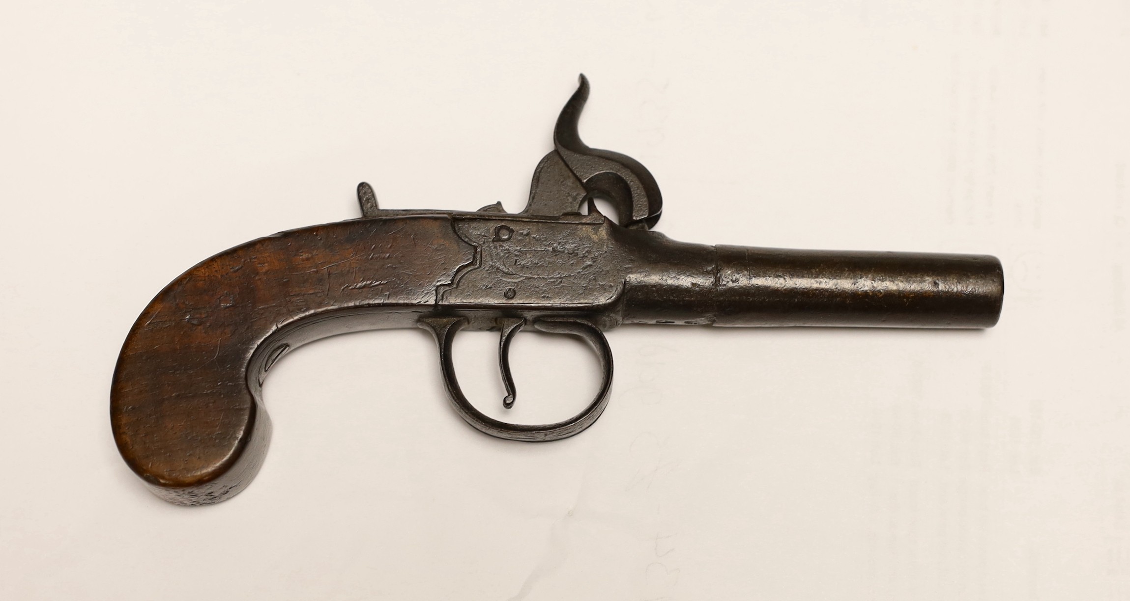 Henry Nock of London, a 19th century percussion cap pocket pistol